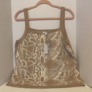 Nine West Tan Python Tank-top - NWT #13